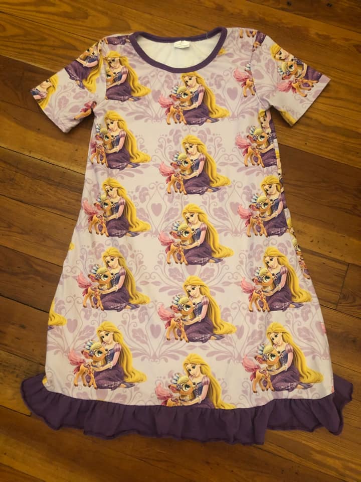 Rapunzel Nightgown KIDS 7/8