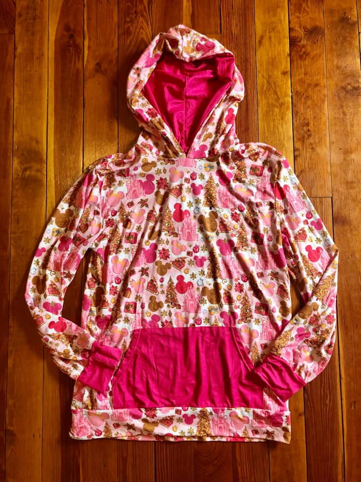 Magical Minnie Christmas Pocket Hoodie Adult M