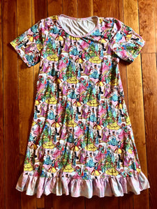 Princess Christmas Nightgown Adult M