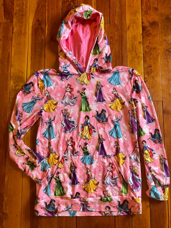 Snowflake Princess Pocket Hoodie Adult M